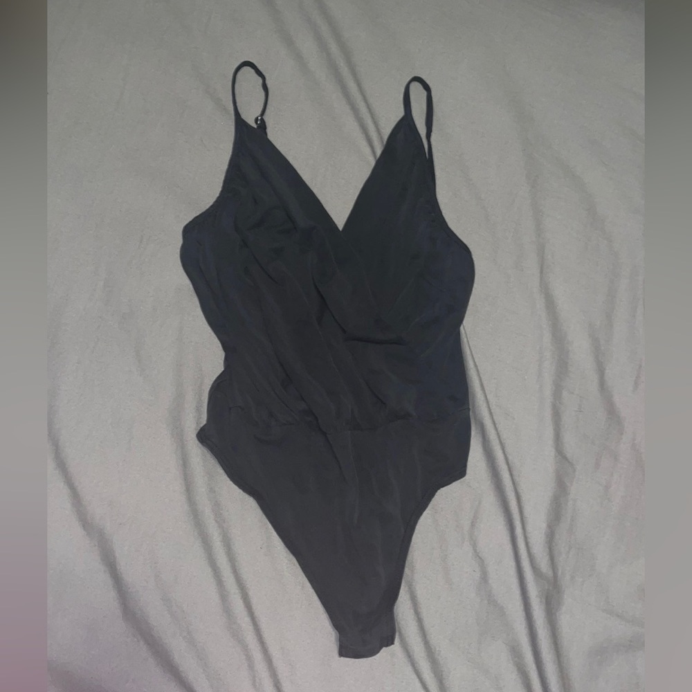 Wasabi+Mint V-neck bodysuit